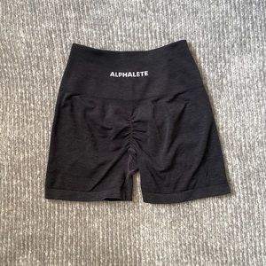 *GENTLY USED* Amplify Short (black marl)- ALPHALETE SIZE XS